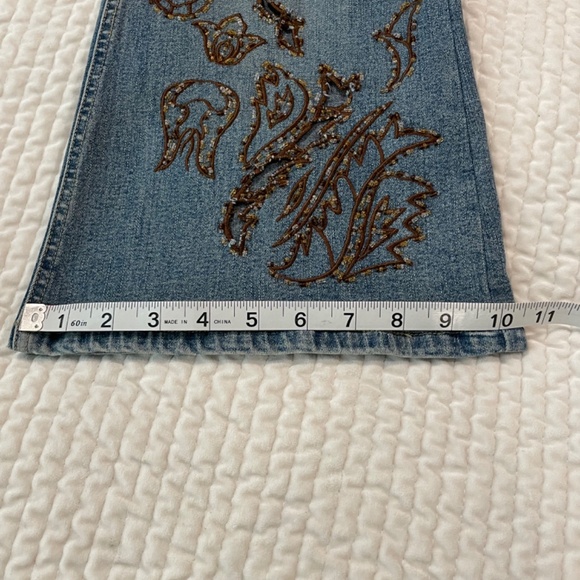 Vintage Garage Beaded Embroidered Jeans - Picture 7 of 12